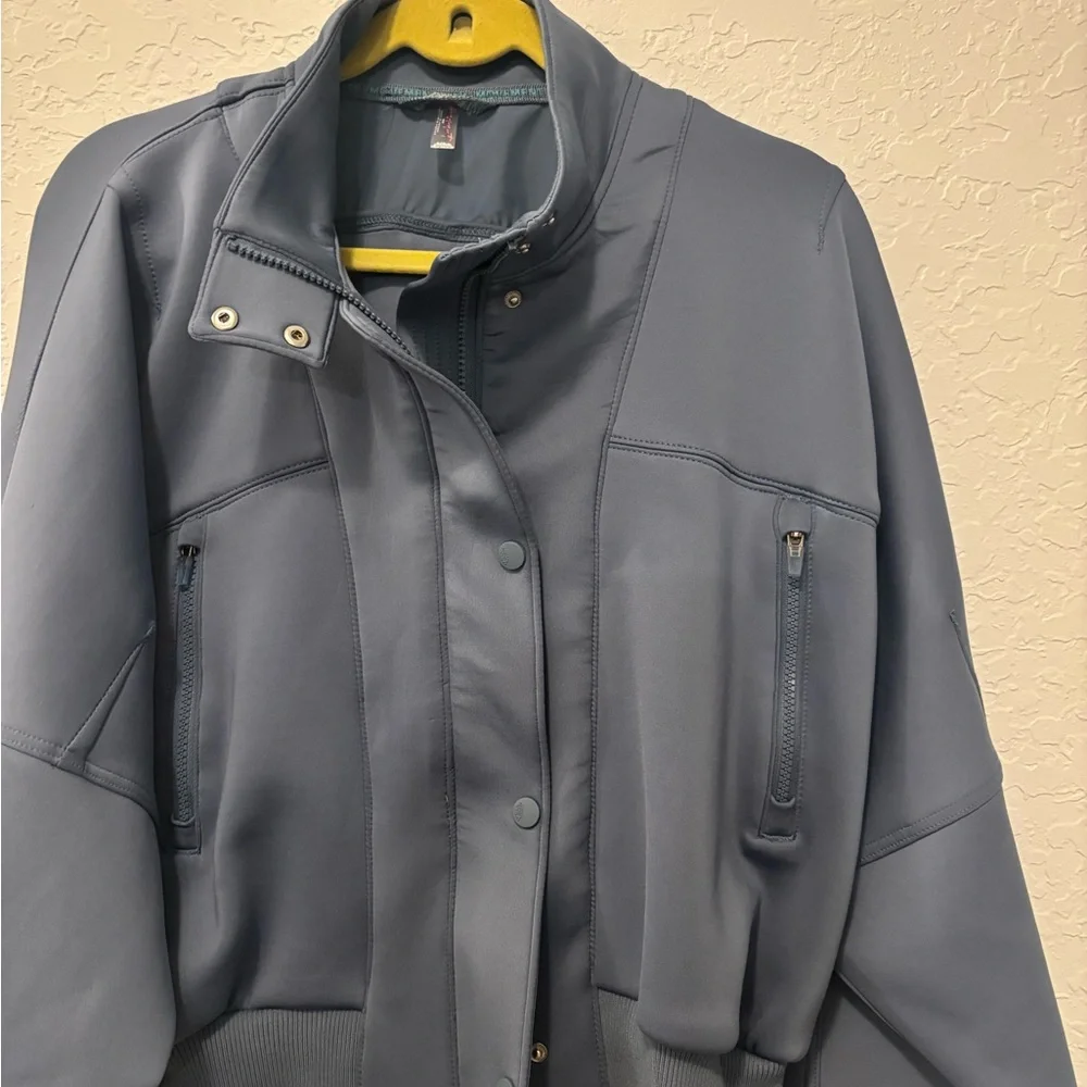 FP Movement by Free People Blue Bomber Jacket - Picture 5 of 13